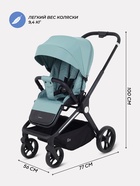 Коляска детская MOWBaby "FINCH" MB105 зеленый - Фото 2