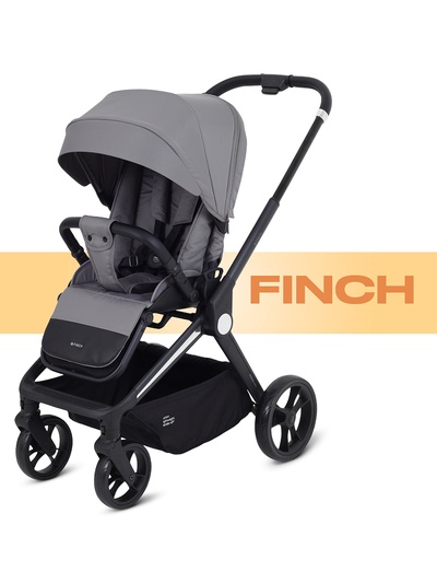Коляска детская MOWBaby "FINCH" MB105 серый