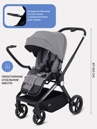 Коляска детская MOWBaby "FINCH" MB105 серый - Фото 3