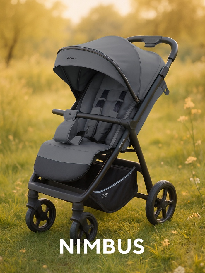 Коляска детская MOWBaby NIMBUS MB103 серый