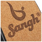 УЦЕНКА Йога-колесо Sangh «Лотос», 33×13 см, чёрное - Фото 4