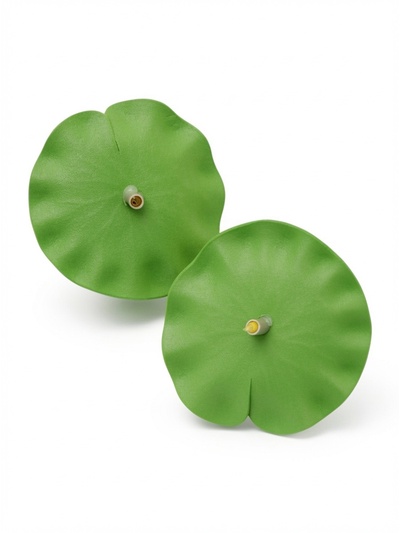Набор кувшинок плавучих для аквариума, 8 см, 2 шт., желтый, розовый