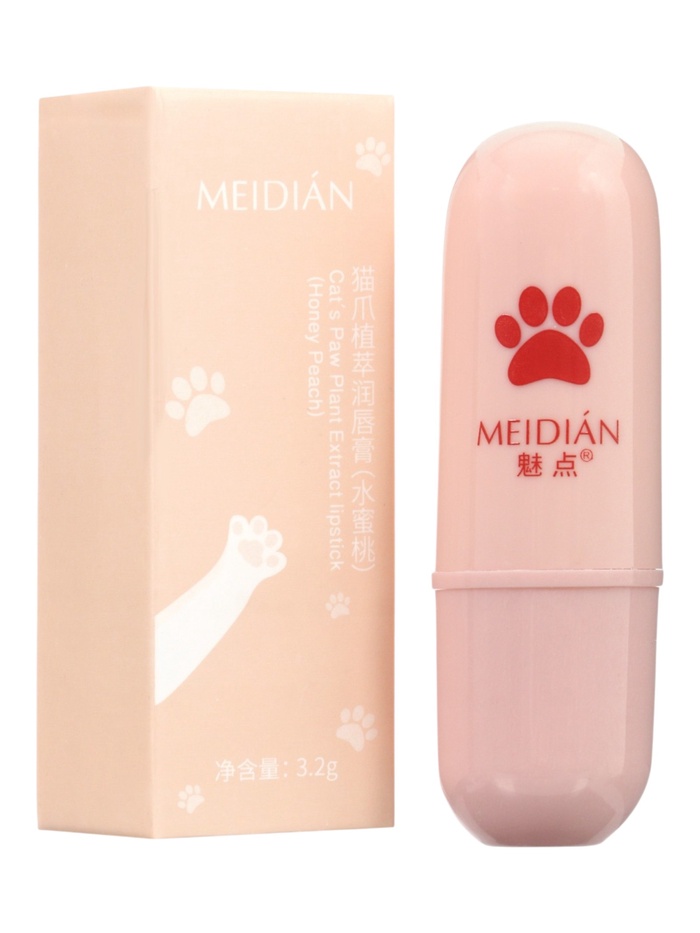 Бальзам для губ оттеночный «Лапка», персик