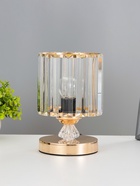 УЦЕНКА Лампа настольная RISALUX 16225/1GD, Е27, 40 Вт, золотистая, 13.5×13.5×19 см - Фото 2