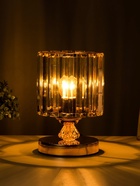 УЦЕНКА Лампа настольная RISALUX 16225/1GD, Е27, 40 Вт, золотистая, 13.5×13.5×19 см - Фото 4