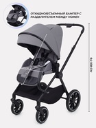 Коляска детская MOWBaby "AMBER" (3в1) MB068 серый - Фото 6