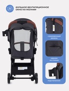 Коляска детская MOWBaby "ATOM" MB200 графит - Фото 5
