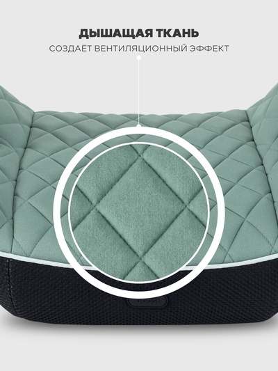 Автокресло MOWBaby BOOST 1034 группа 3 (22-36кг) зеленый