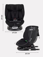 Автокресло MOWBaby UB616 "MOTION" isofix (40-150см) черный - Фото 2