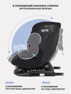 Автокресло MOWBaby UB616 "MOTION" isofix (40-150см) черный - Фото 5