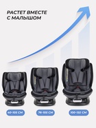 Автокресло MOWBaby UB616 "MOTION" isofix (40-150см) серый - Фото 7