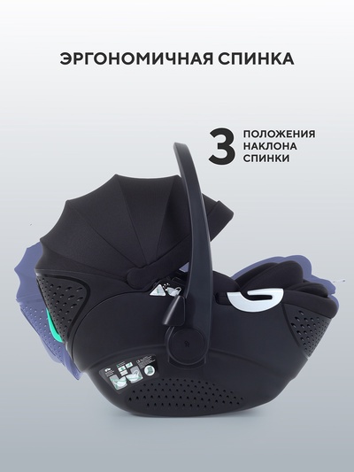 Автокресло RANT AY378 "ASTER zero" (40-87см) черный