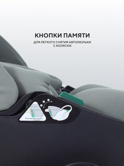 Автокресло RANT AY378 "ASTER zero" (40-87см) оливковый
