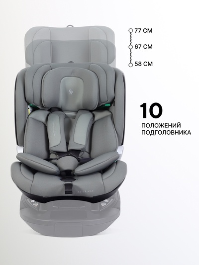 Автокресло RANT AY969 "ASTER MAX" (40-125см) оливковый без базы