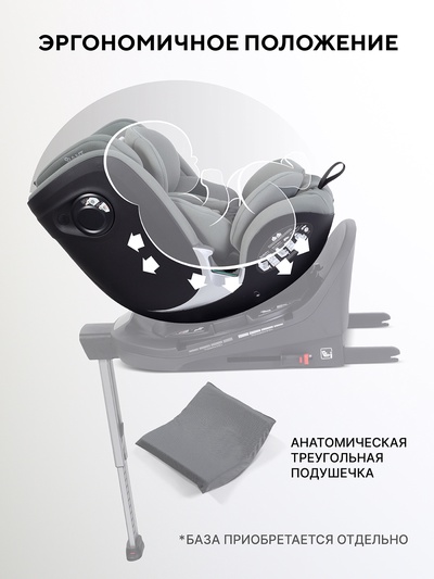 Автокресло RANT AY969 "ASTER MAX" (40-125см) оливковый без базы
