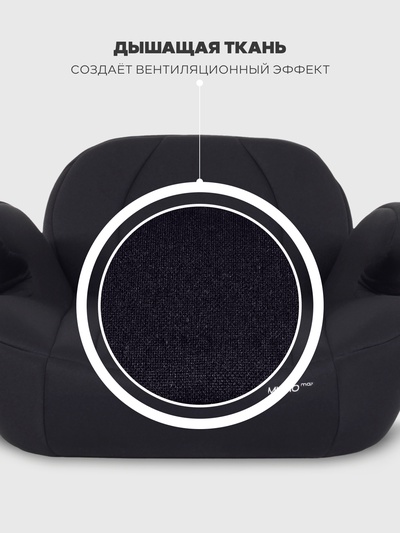 Автокресло RANT ZY13B "MICRO max" (гр.3/22-36кг) черный