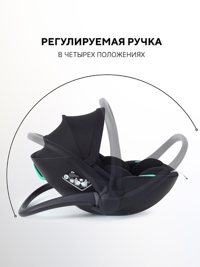 Автокресло RANT AY370 "MIRO" (40-87см) черный