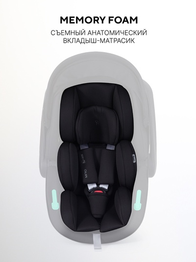 Автокресло RANT AY370 "MIRO" (40-87см) черный