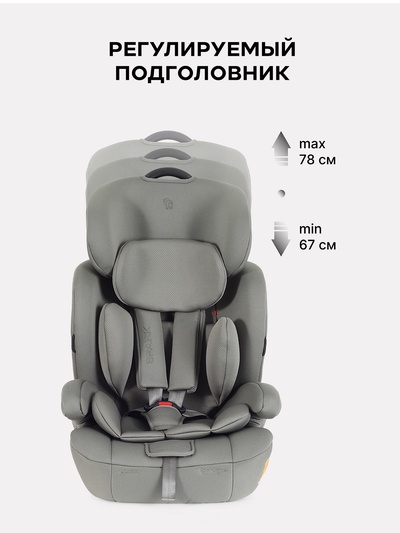 Автокресло RANT basic ZY12 "Spark Next Isofix" группа 1-2-3 (9-36 кг) оливковый