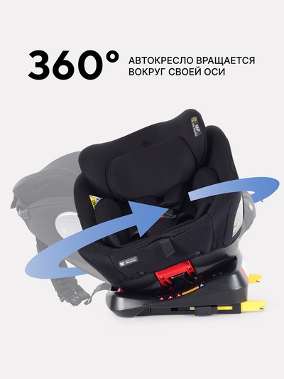 Автокресло RANT basic YC06 "Twist Next" isofix группа 0+-1-2-3 (0-36 кг) черный