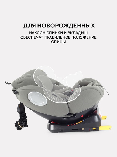 Автокресло RANT basic YC06 "Twist Next" isofix группа 0+-1-2-3 (0-36 кг) оливковый