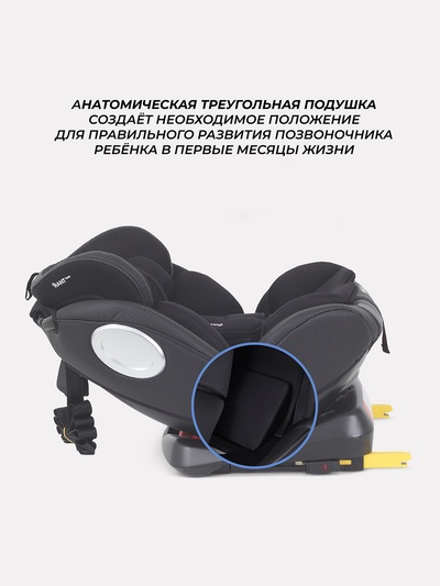 Автокресло RANT basic YC06 "Twist pro" isofix группа 0+-1-2-3 (0-36 кг) черный