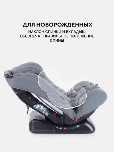 Автокресло RANT basic ZY26 "Unity Next" группа 0+-1-2-3 (0-36 кг) серый