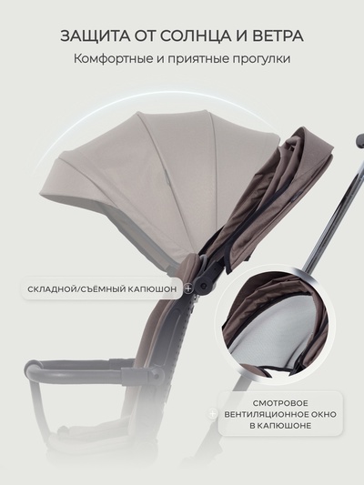 Велосипед детский трёхколёсный MOWBaby MC053 "RODEO" мокка