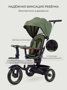 Велосипед детский трёхколёсный MOWBaby MC053 RODEO, трансформер, с родительской ручкой, диаметр колёс 10" и 12", оливковый - Фото 4