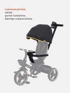 Велосипед детский трёхколёсный RANT RB200 GRAVITY, трансформер, с родительской ручкой, диаметр колёс 10" и 9", цвет графит - Фото 5