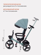 Велосипед детский трёхколёсный RANT RB200 GRAVITY, трансформер, с родительской ручкой, диаметр колёс 10" и 9", зелёный - Фото 3