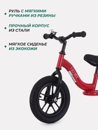 Беговел детский MOWBaby MC002 GLORY, диаметр колёс 12", красный - Фото 5