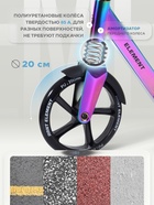 Самокат детский двухколесный RANT Element PRO, колёса PU 200 мм, ABEC 7, чёрный - Фото 3