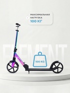 Самокат детский двухколесный RANT Element PRO, колёса PU 200 мм, ABEC 7, чёрный - Фото 4