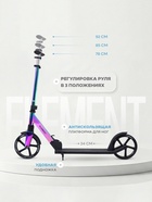 Самокат детский двухколесный RANT Element PRO, колёса PU 200 мм, ABEC 7, чёрный - Фото 5