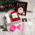 УЦЕНКА Набор подарочный "Merry x-mas" полотенце и акс - Фото 1