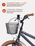 Велосипед детский RANT Vintage, диаметр колёс 16", со съёмными колёсами, серо-коричневый - Фото 7