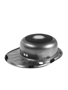 УЦЕНКА Мойка кухонная Accoona AB4557-R, врезная, правая, толщина 0.6 мм, 570х450х165мм, глянец 33037 - Фото 3