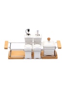 УЦЕНКА Набор для специй и соусов на подставке 6 шт "Bella Tenero" бутыль 200мл, банка 200мл, солонк - Фото 1