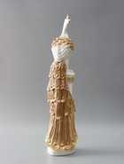 УЦЕНКА Колонна «Жар-птица» белый с золотом, 67×16×16 см - Фото 3