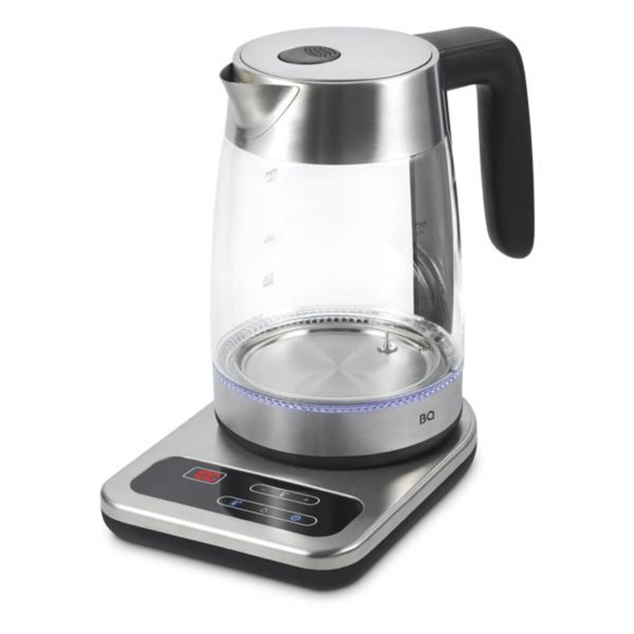 УЦЕНКА Чайник электрический BQ KT1736G, 1.8 л, 2200 Вт, серебристый - Фото 1