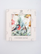 УЦЕНКА Скатерть Этель "Christmas bells" d=220 +/- 3см с ГМВО, 100%хл, саржа 190 гр/м2 - Фото 2