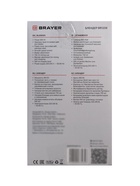 Блендер погружной BRAYER 1259BR, 800 Вт, 4 насадки, стакан 700 мл, чаша 500 мл, чёрный - Фото 13