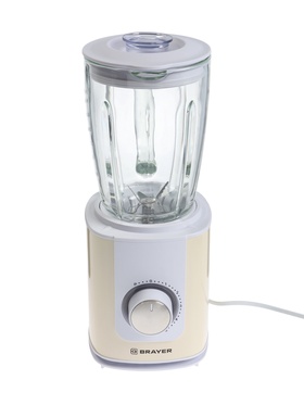 Блендер стационарный BRAYER 1205BR, 1200 Вт, 1.75 л, 5 скоростей, бежевый
