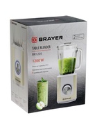 Блендер стационарный BRAYER 1205BR, 1200 Вт, 1.75 л, 5 скоростей, бежевый - Фото 10