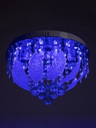 УЦЕНКА Люстра BayerLux с пультом «Крокус», 4×40 Вт, E27, RGB, хромированная, 40×40×25 см - Фото 5