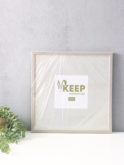 Фоторамка для фото 40×40 см Keep memories, Elysian, пластик, слоновая кость с золотом