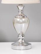 Лампа настольная RISALUX 16713/1, E27, 40 Вт, хромированная, 28×28×50 см - фото 809735502