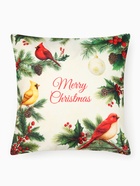 Наволочка декоративная Christmas birds, 40×40 см - 2 шт., велюр - фото 809735709