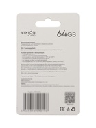 Флешка VIXION PRO Zinc Alloy, 64 Гб, USB 2.0, серая - Фото 2